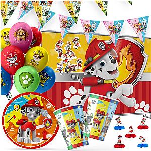 Paw Patrol Marshall Theme Birthday Party Decoration