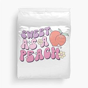 Sweet and Sassy: Discover the Juicy Delight of the Peach Pit Collection Duvet Cover