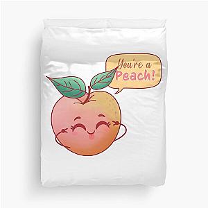 Sweet and Sassy: Discover the Juicy Delight of the Peach Pit Collection Duvet Cover