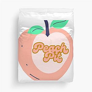 Peach Pit cute indie vibe Duvet Cover