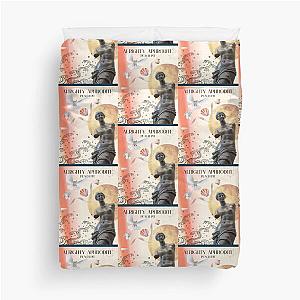 Alrighty Aphrodite Peach Pit Collage Duvet Cover