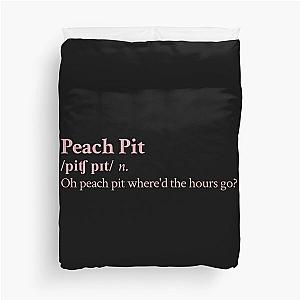 PEACH PIT Duvet Cover