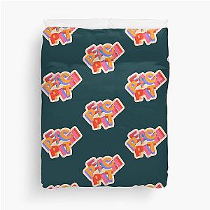 Peach Pit Pop band Logo Duvet Cover