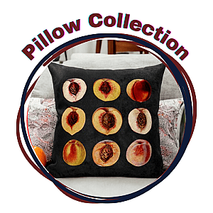 Peach Pit Pillows