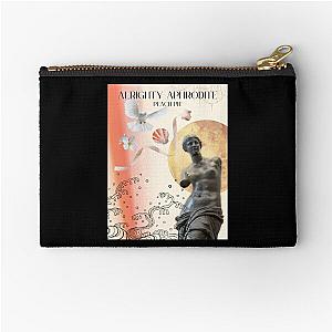 Alrighty Aphrodite Peach Pit Collage Zipper Pouch