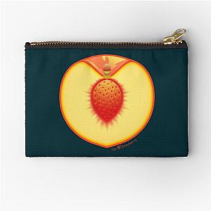 Peach Pit Classic Zipper Pouch