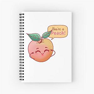 Sweet and Sassy: Discover the Juicy Delight of the Peach Pit Collection Spiral Notebook