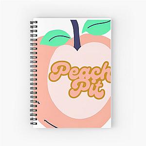 Peach Pit cute indie vibe Spiral Notebook