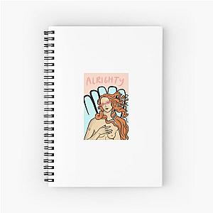 Alrighty Aphrodite Peach Pit parody Spiral Notebook