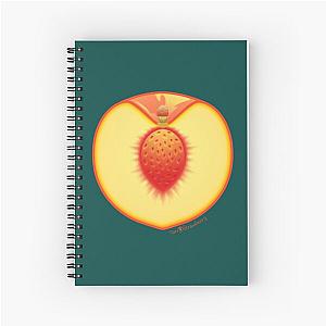 Peach Pit Classic Spiral Notebook