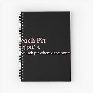 PEACH PIT Spiral Notebook