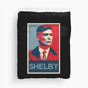 Tommy Shelby Stylized Face Duvet Cover