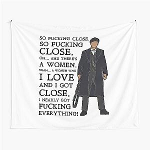 Tommy Shelby - Oh…and there’s a woman Peaky Blinders Tapestry