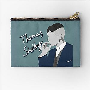 Thomas Shelby Drawing - Peaky blinders Zipper Pouch