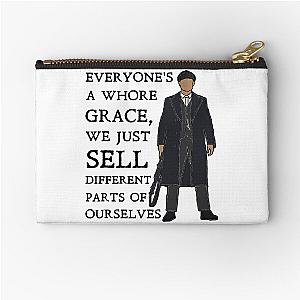 Tommy Shelby - everyone's a whore Peaky Blinders Zipper Pouch