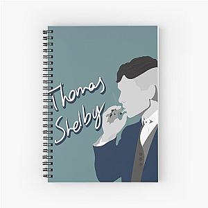 Thomas Shelby Drawing - Peaky blinders Spiral Notebook