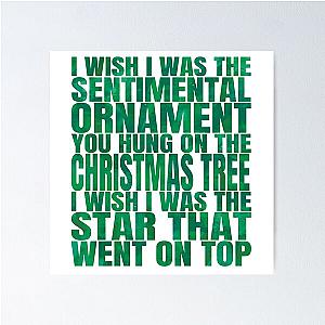 Pearl Jam Wishlist Christmas Holiday Print Poster