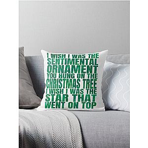 Pearl Jam Wishlist Christmas Holiday Print Throw Pillow