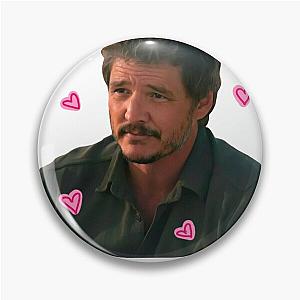 Pedro Pascal with hearts Pin