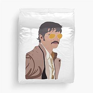 Pedro Pascal 'Javier Peña' Drawing Cartoon Duvet Cover