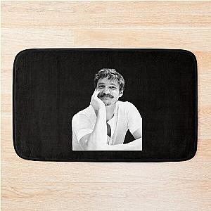 Cute & Swooning Pedro Pascal in B&W Bath Mat