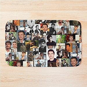 Pedro Pascal Abstract Seamless Collage Bath Mat