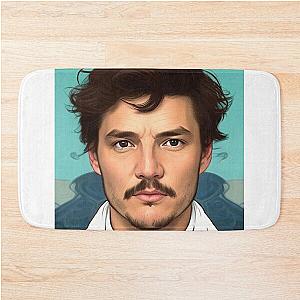 Mysterious Pedro Pascal  Bath Mat