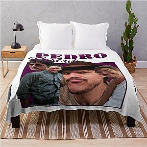 Pedro Pascal Wrestling Tee Throw Blanket