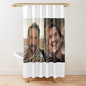 Pedro Pascal and Nicolas Cage Shower Curtain