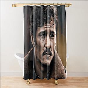 pedro pascal artwork Shower Curtain