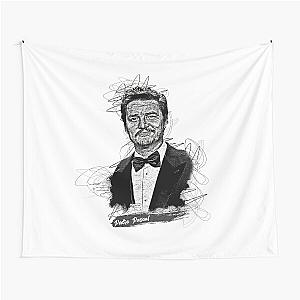 Pedro Pascal Abstract Sketch Art, Pedro Pascal Tapestry