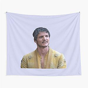 Pedro Pascal Playing a Character Tapestry