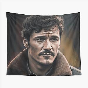 pedro pascal artwork Tapestry