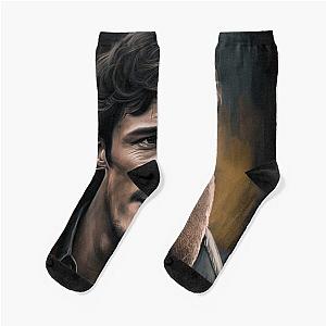 pedro pascal artwork Socks