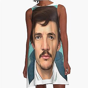 Mysterious Pedro Pascal  A-Line Dress