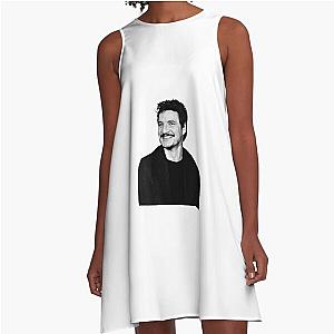 Cute & Dorky Pedro Pascal A-Line Dress