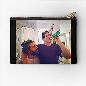 Pedro Pascal & Oscar Isaac Cartoonized  Zipper Pouch