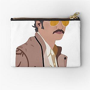 Pedro Pascal 'Javier Peña' Drawing Cartoon Zipper Pouch