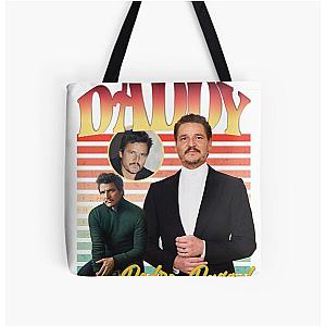 DADDY Pedro Pascal Vintage Tee All Over Print Tote Bag