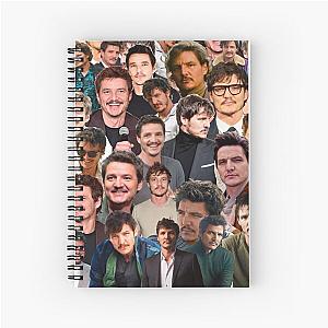 Pedro Pascal Photo Collage Spiral Notebook