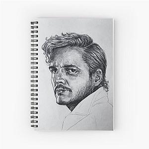 Pedro Pascal Pen&Ink (black) Spiral Notebook