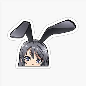 Bunny Girl Peeker Sticker