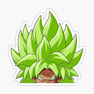 DBS Broly Super Saiyan Peeker Sticker Sticker Sticker