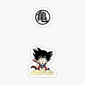 DB Goku In Flying Cloud Cool Design Sticker