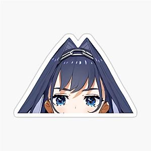 Ouro Kronii Smug Peeker - Hololive #HoloCouncil Sticker