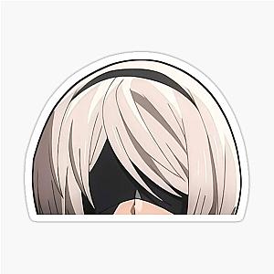 Nier Automata Anime 2B Peeker Sticker