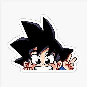 Goku Chibi Dragon Ball Peeker Sticker