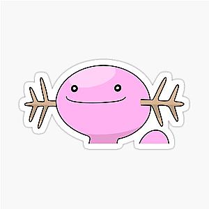 Shiny Axolotl Peeker Sticker Sticker