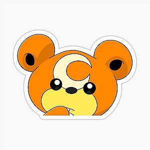 Teddy Bear Peeker Sticker