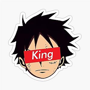 Luffy King of the Pirates Sticker Sticker